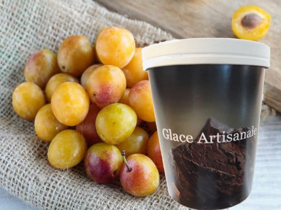 Sorbet Mirabelle 1 litre – Glaces du lac Sorbet Mirabelle 1 litre – Glaces du lac