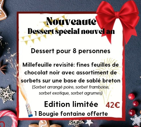 L'Exquis givré - dessert 8 parts