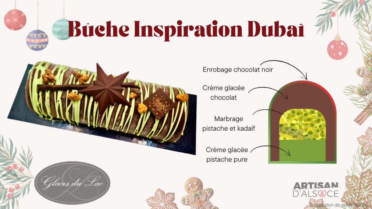 Bûche Inspiration Dubaï    6/8 personnes