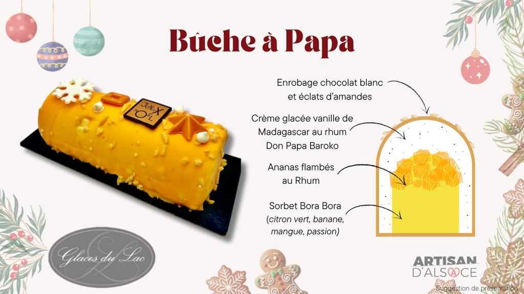 Bûche à Papa   6/8 personnes