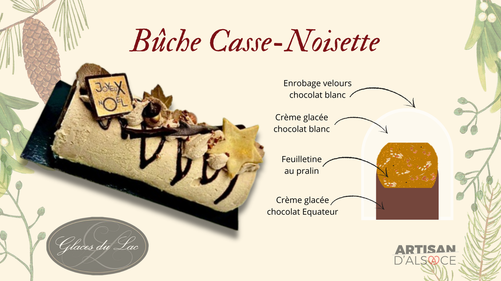 Bûche Casse-Noisette    6/8 personnes