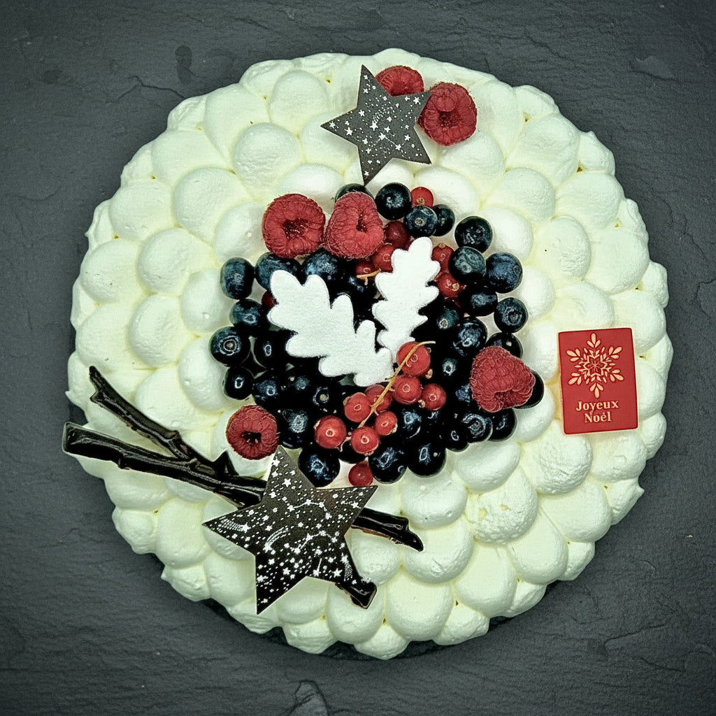 Vacherin glacé NOËL rond 6/8 parts