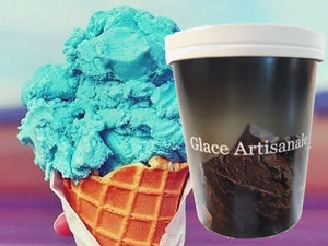 Crème glacée bleue 1 litre